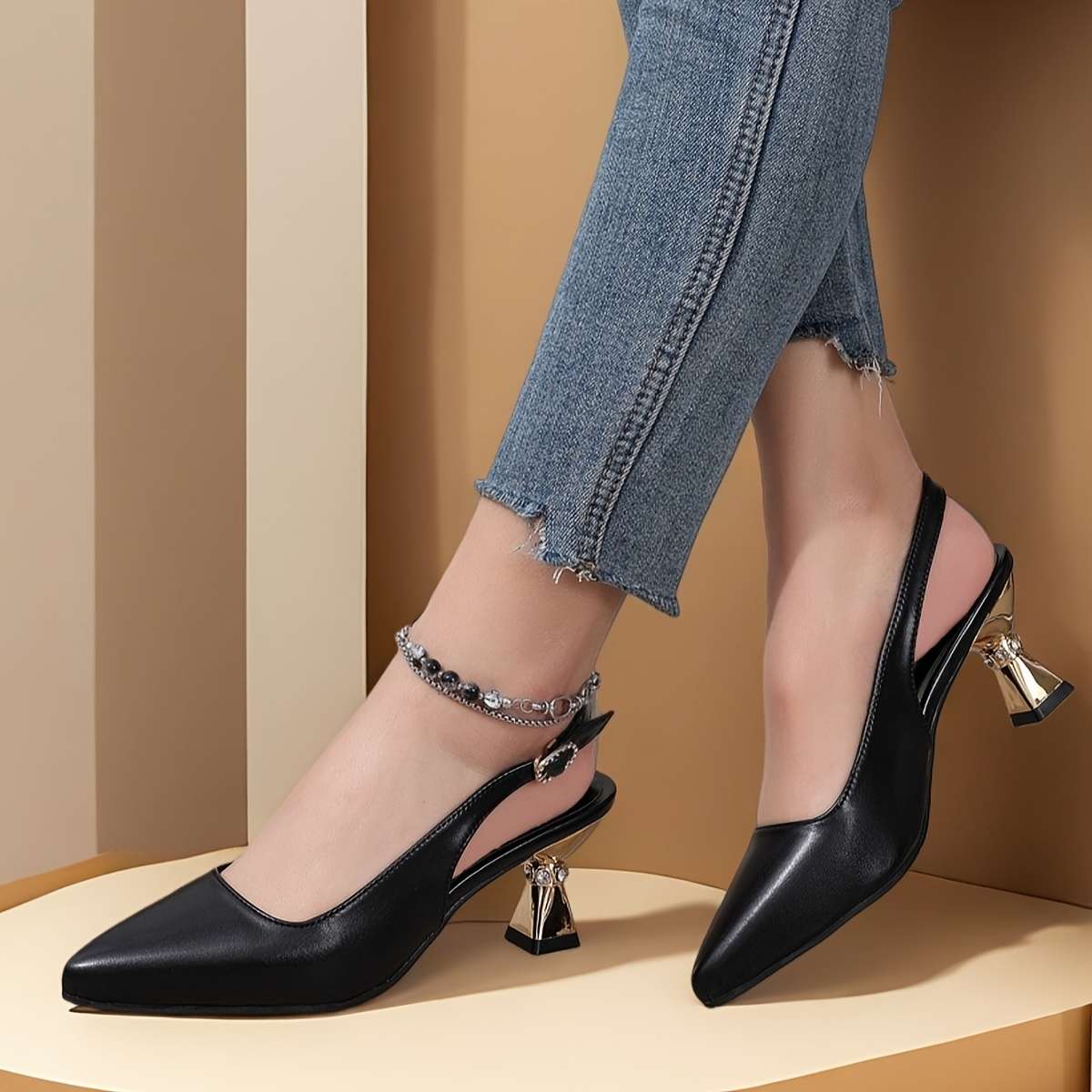 Women S High Heels Color Black Sizeuk 6.5