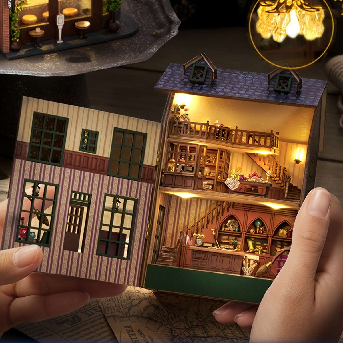 Building Toy Architectural Model Toy Set Items Zhuan Jiao Western Restaurant