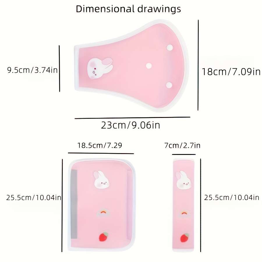 Car Seat Belt Covers 2 Piece Set Pink Bunny