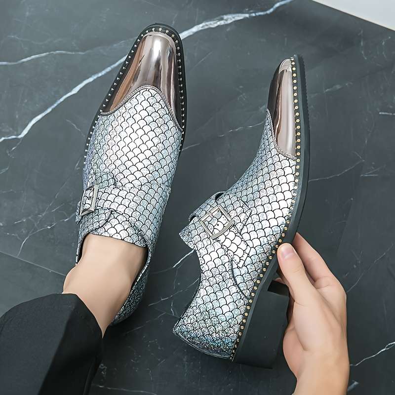 Mens Leather Shoes Color Golden Sizeuk 5
