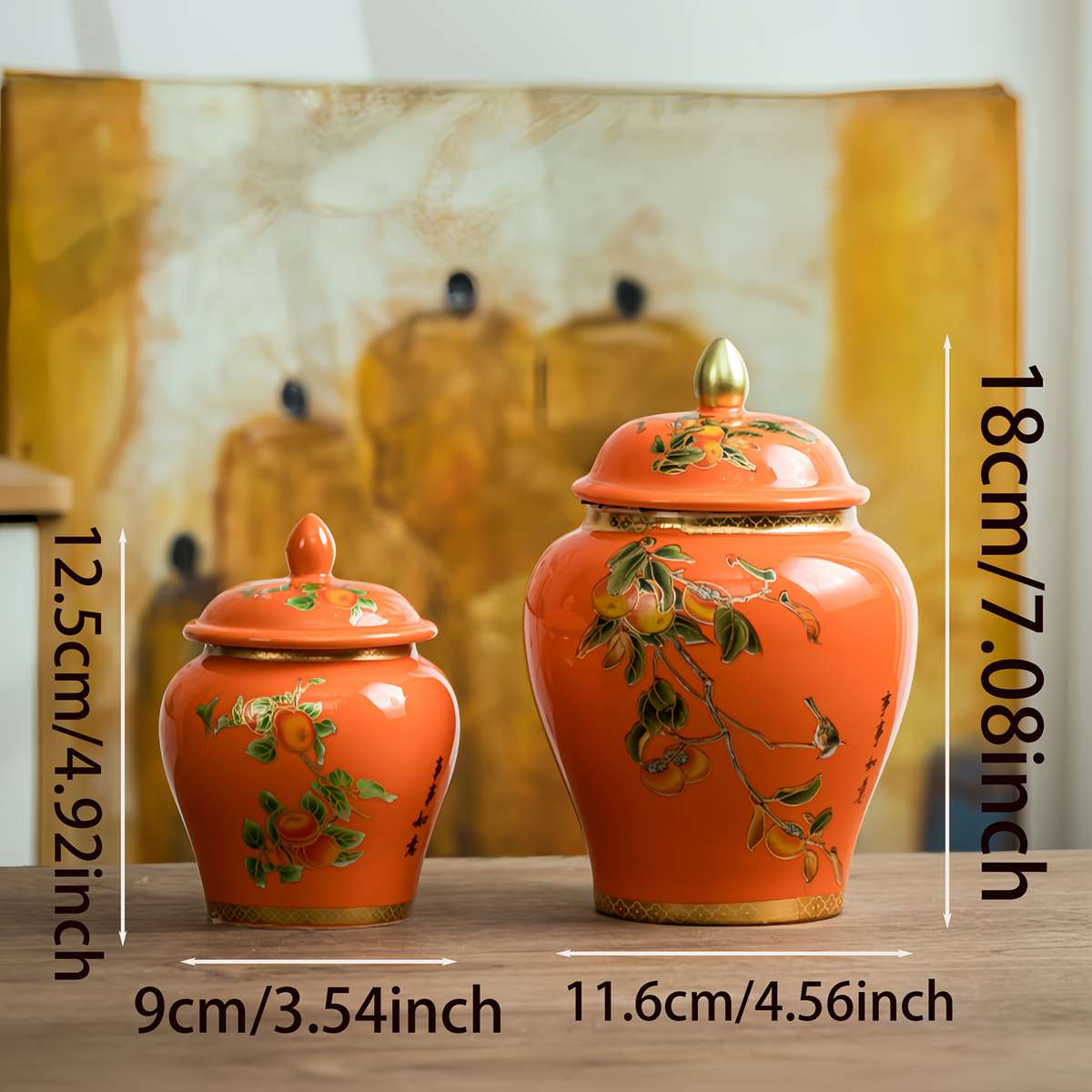Sealed Jar Style 2 Pack Ceramic Sealed Jar
