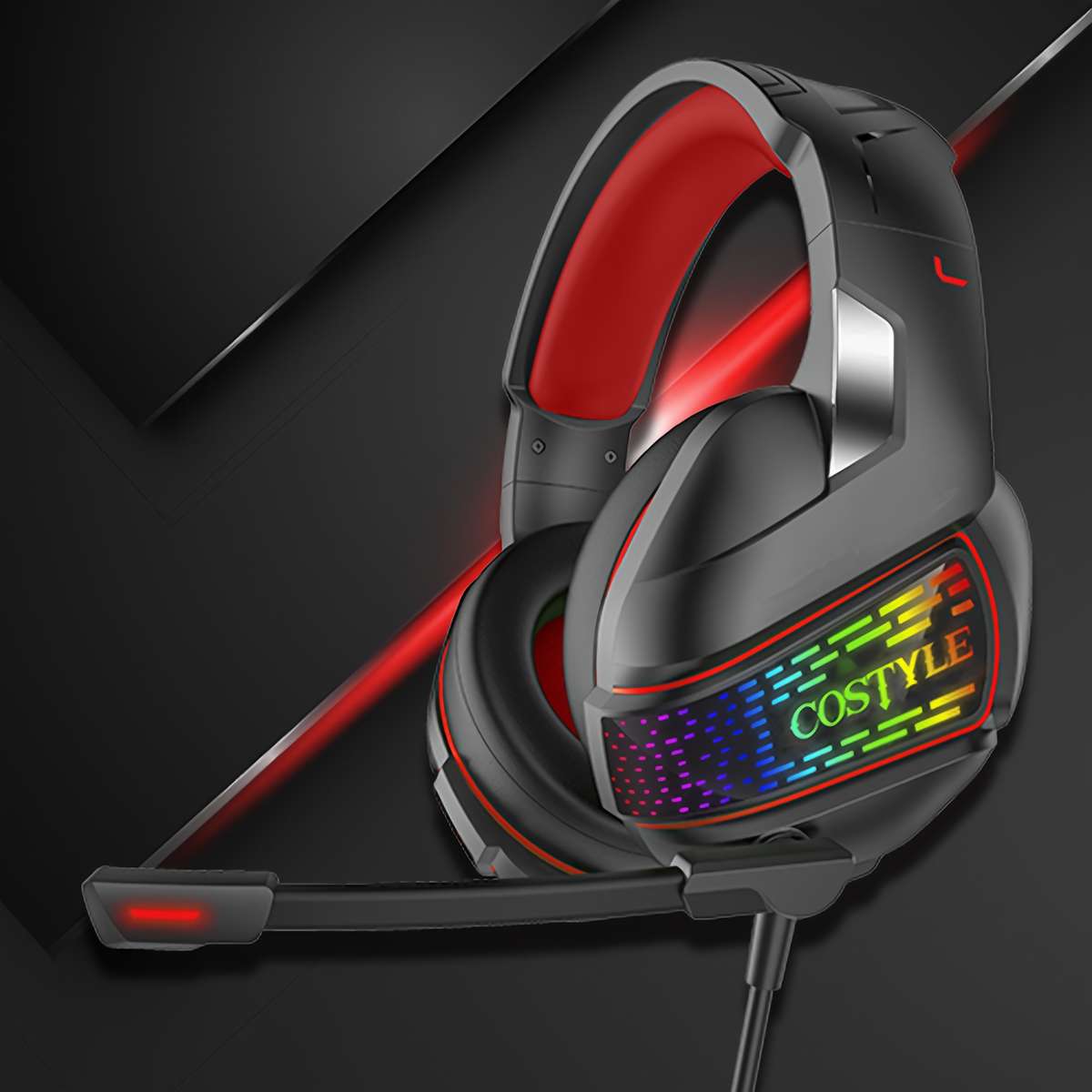 Wired Headphones Black Blue