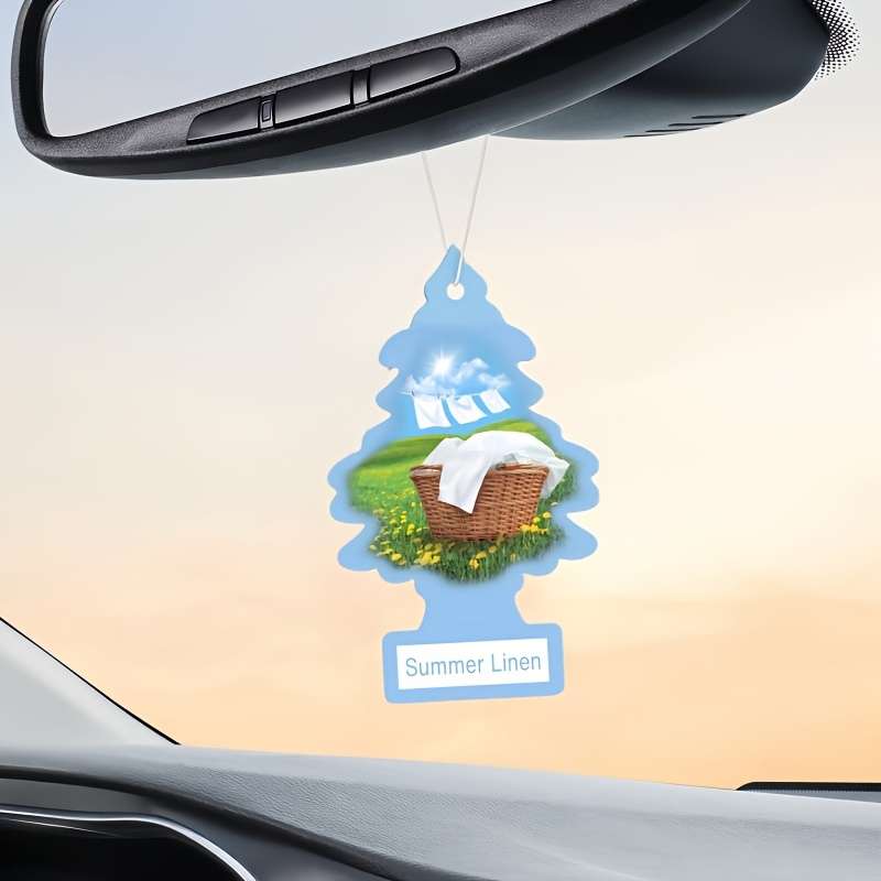 Car Interior Decor 2Pcsstyle Summer Linen