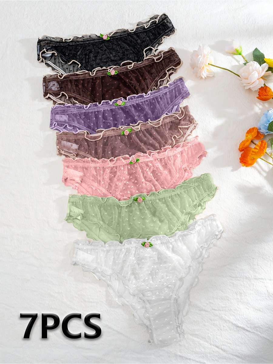 Womens Underwear Color Black  Brown  Purple  Light Khaki  Light Pink  Green  White Sizes
