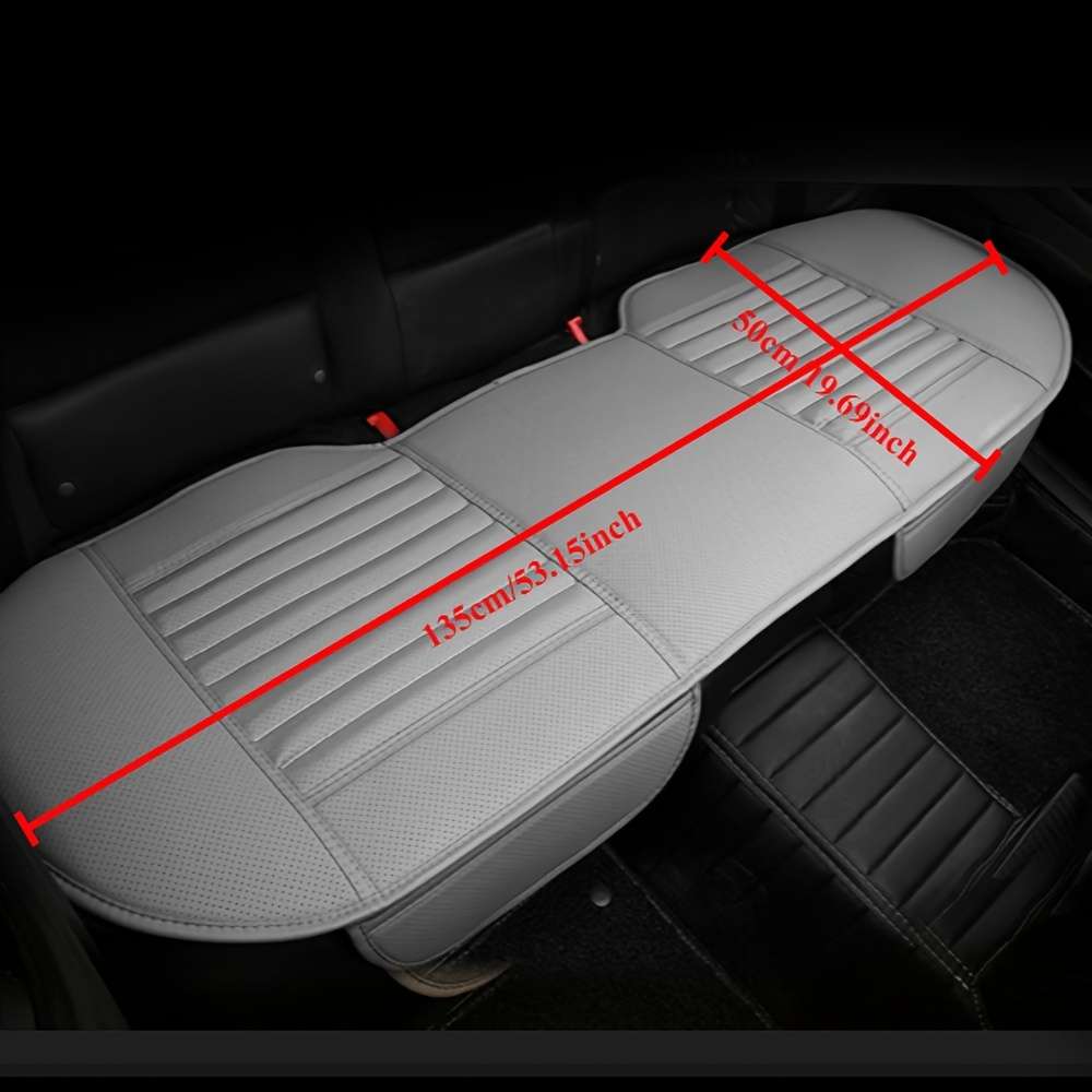 Car Seat Cushion Gray Front Square Mat 2Pcs