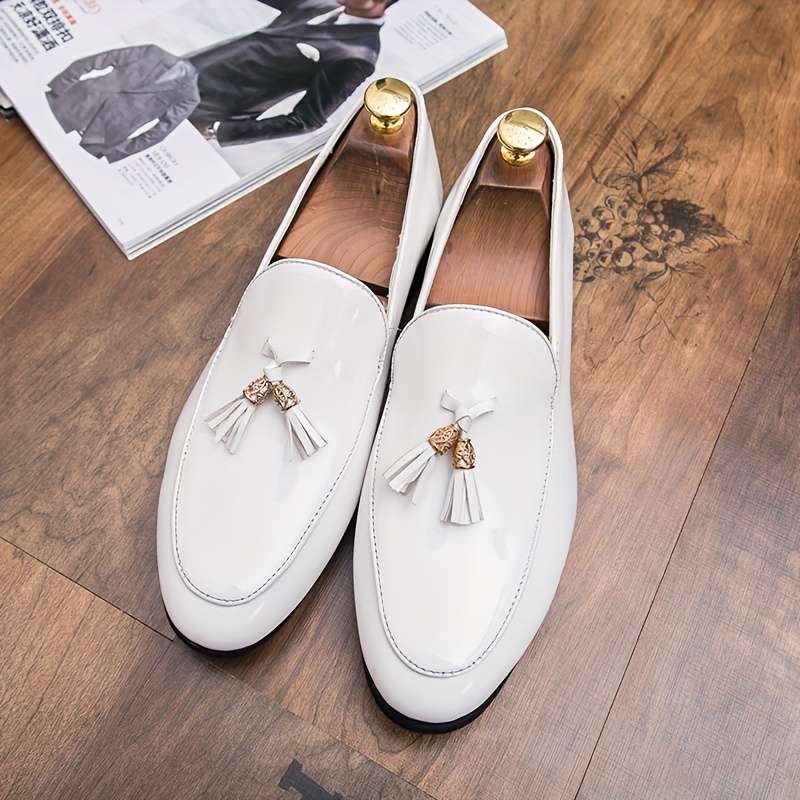Mens Leather Shoes Color White Sizeuk 7