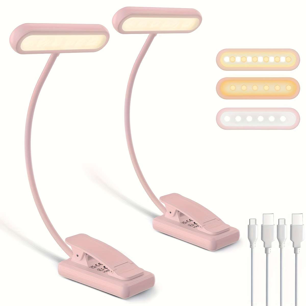 Portable Lamp Color Pink 2Pcs