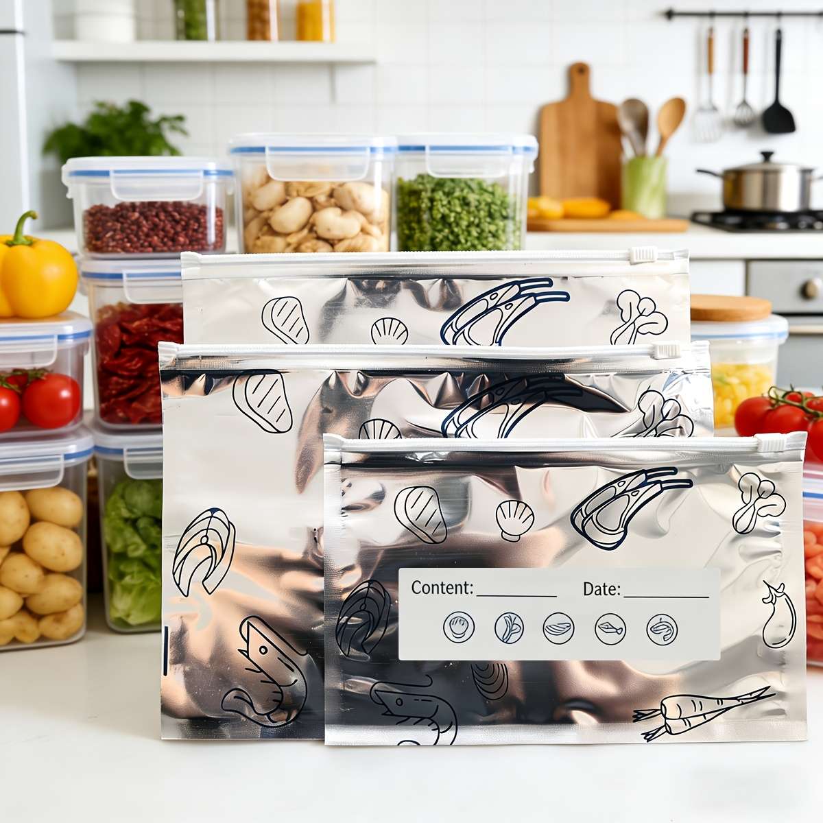 Food Storage Bags Model 18Cm*13Cm7.09In*5.12In45Pcs