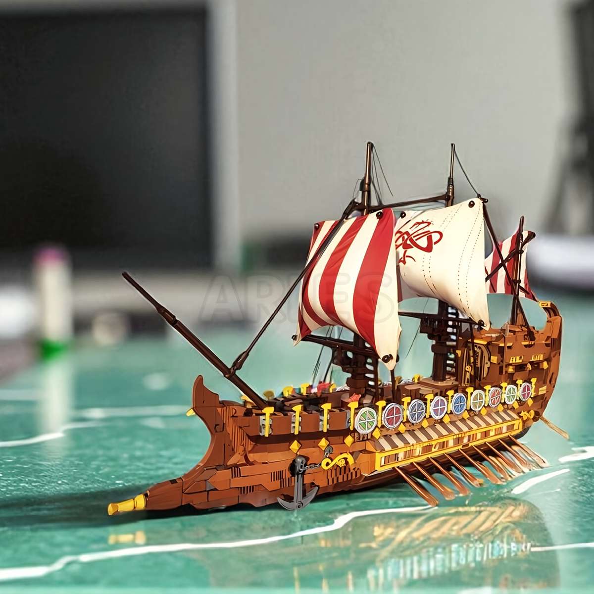 3D Jigsaw Puzzle Model Ship Composition Abs Material