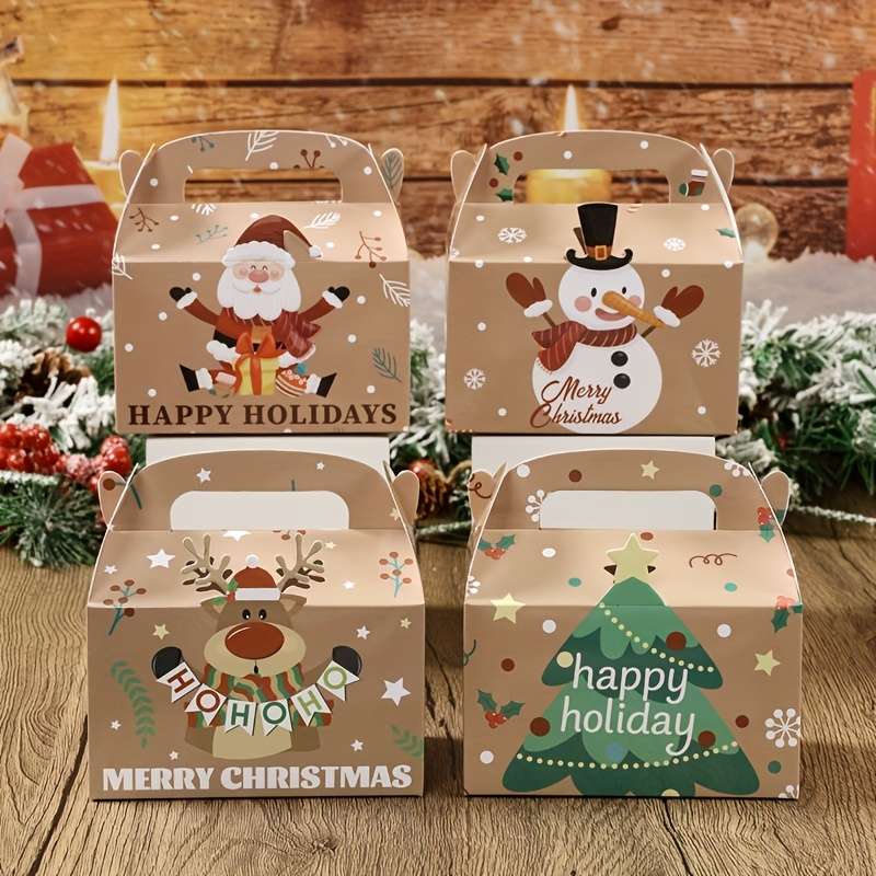 Christmas Gift Boxes Quantity 4Pcs