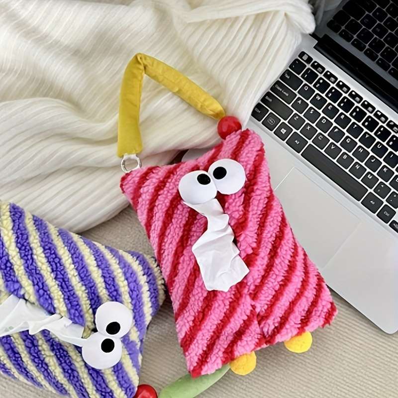 Car Tissue Box Color  Red