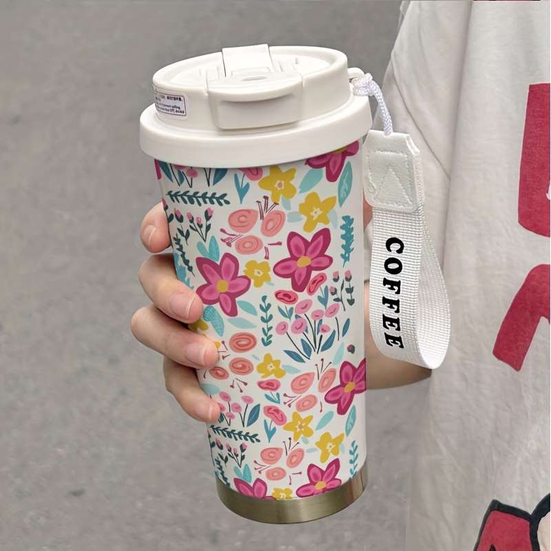 Water Cup Color Colorful Flowers