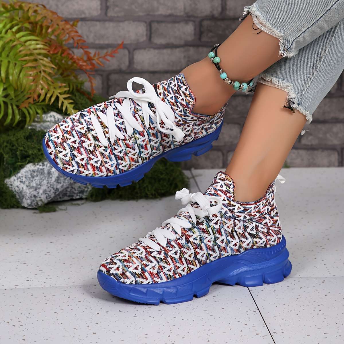 Women S Sneakers Color White Sizeuk 7.5