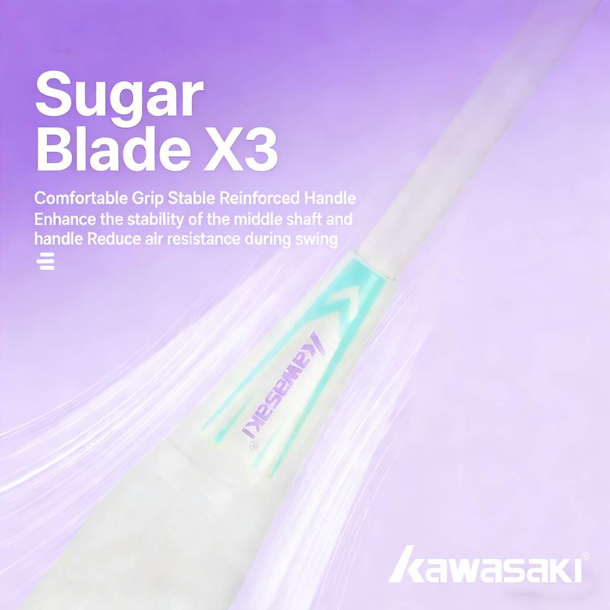 Badminton Racket Model Blueberry Mousse 3U