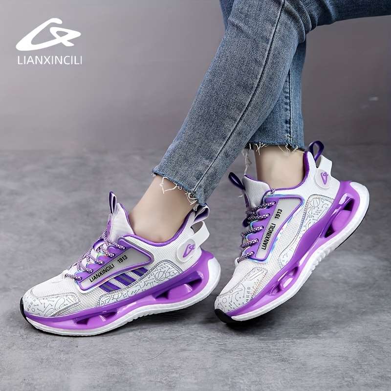 Women S Sneakers Color Purple Sizeuk 4.5