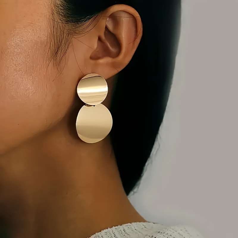Women S Earrings Color Golden Random 5Pairs