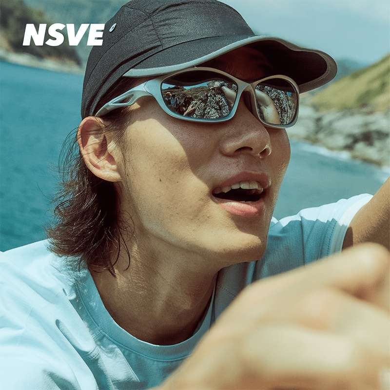 Cycling Glasses Model Sr Sr Recreated Titanium Hollow Silvery  Polarized Mercury Lens