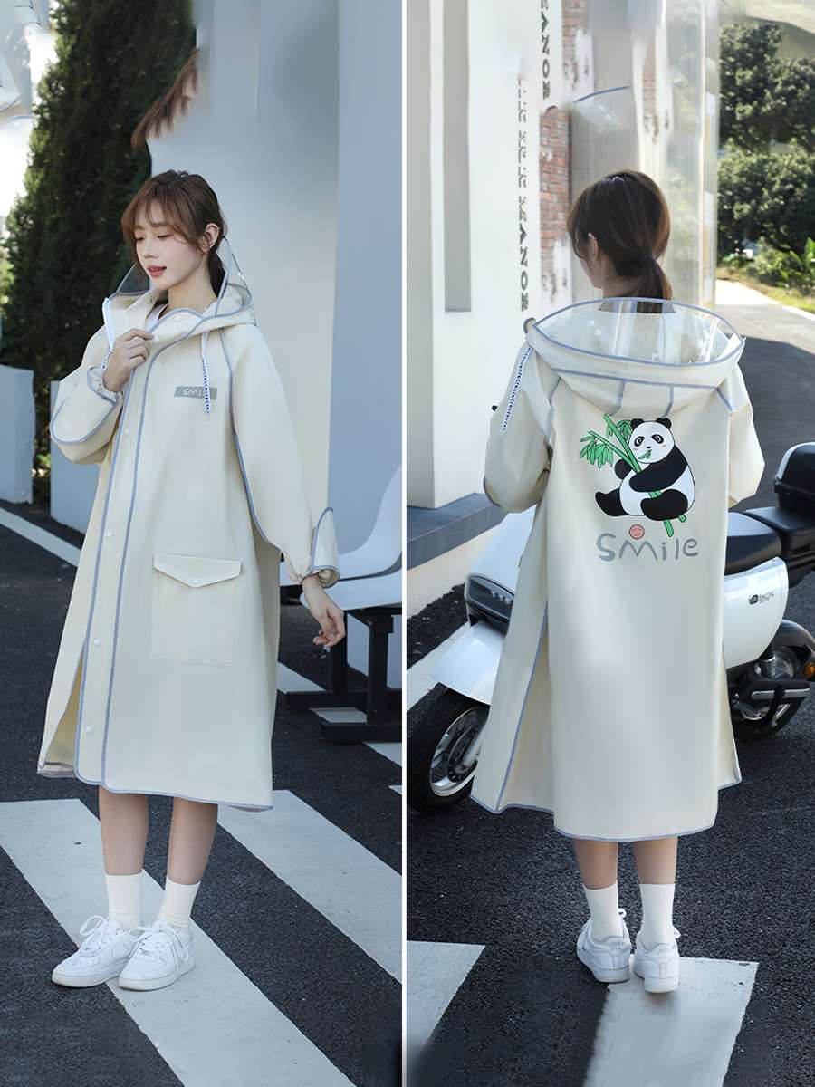 Raincoat Sky Blue Size Asian L