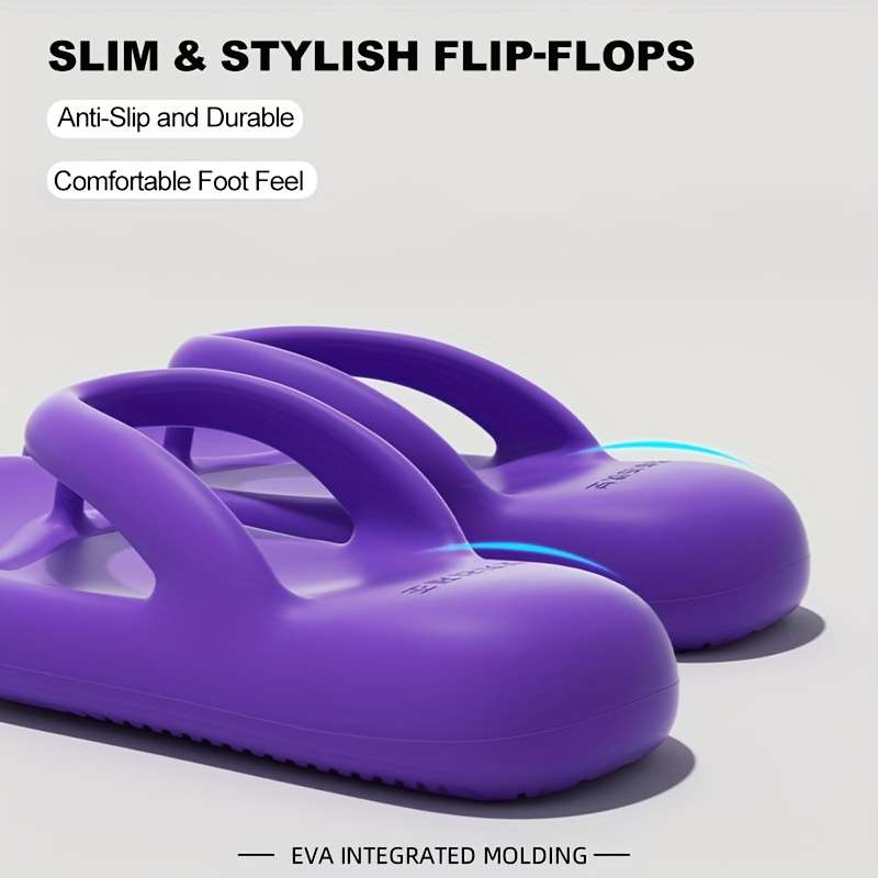 Ladies Summer Flip Flops White Uk 6.5-7