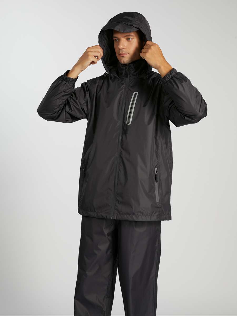 Raincoat Grey Size M