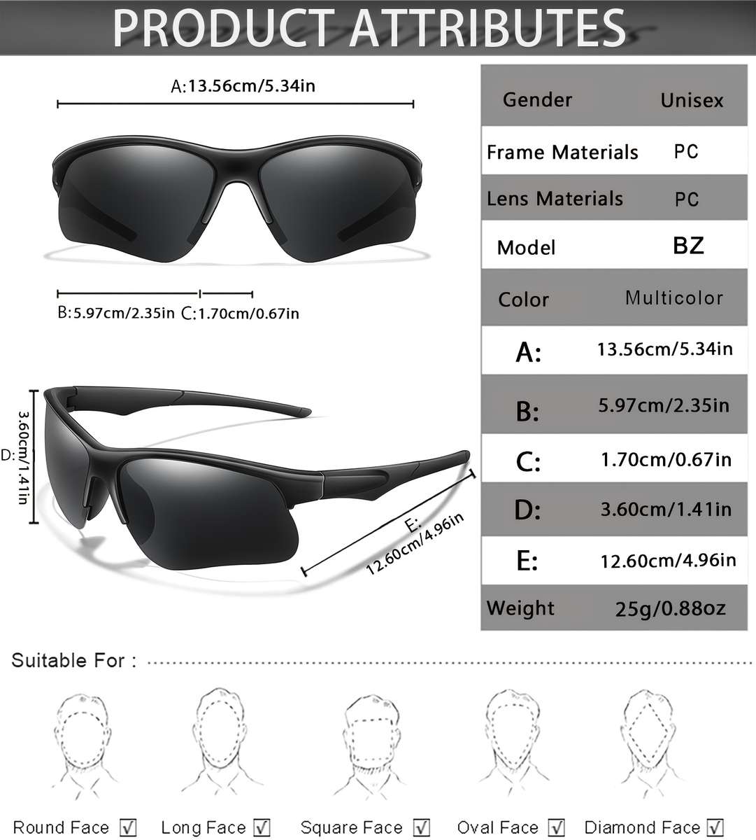 Cycling Glasses Color Bz5