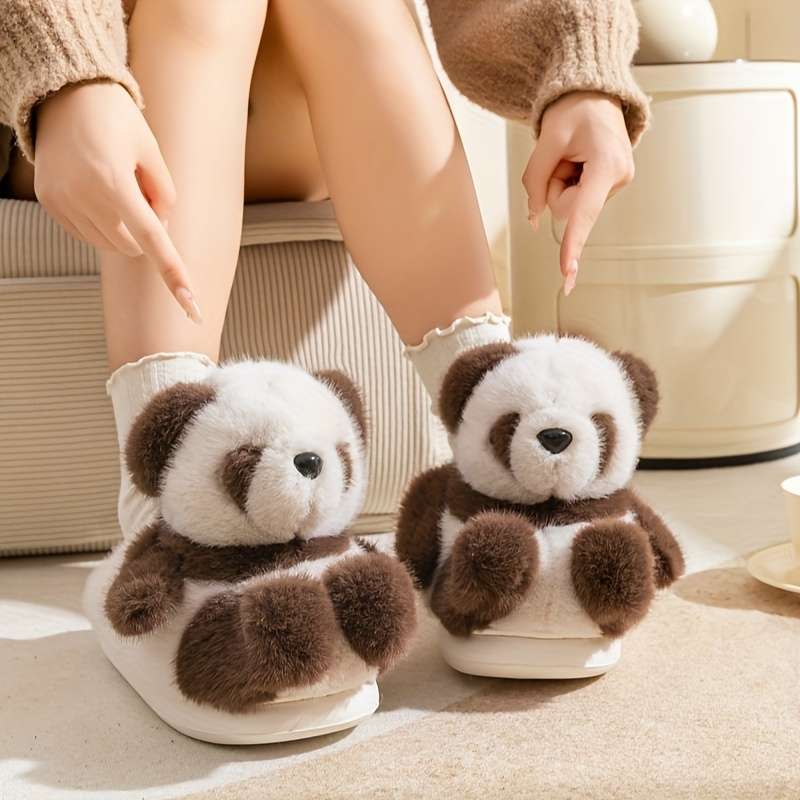 Cotton Slippers Color Grey Sizeuk 7.5-8