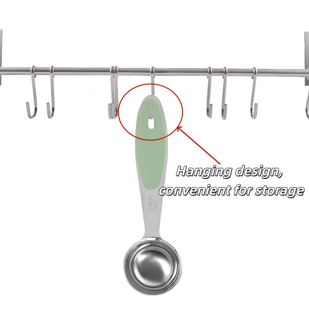 Kitchenware Items Largehole Measuring Spoon Capacity7.5Ml