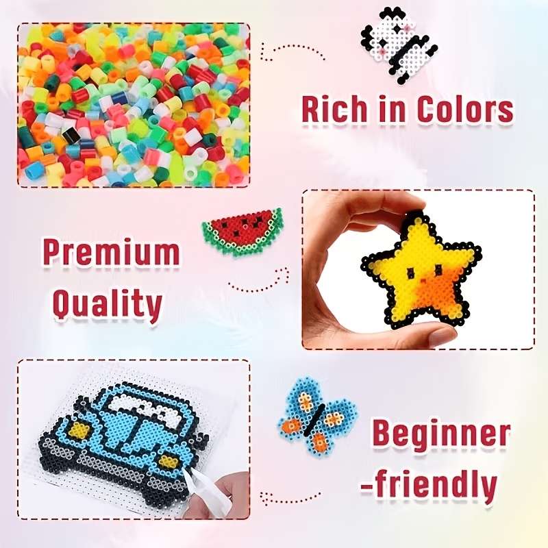 Perler Bead Set 144 Colors 2.6Mm