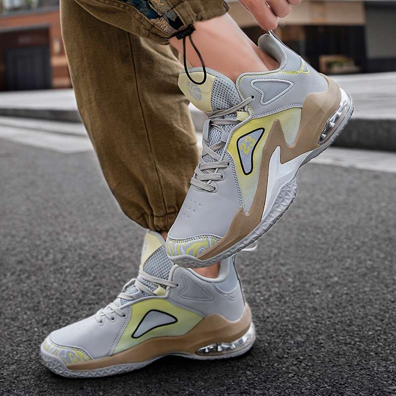 Sneakers Beige Gray Size Uk 7.5