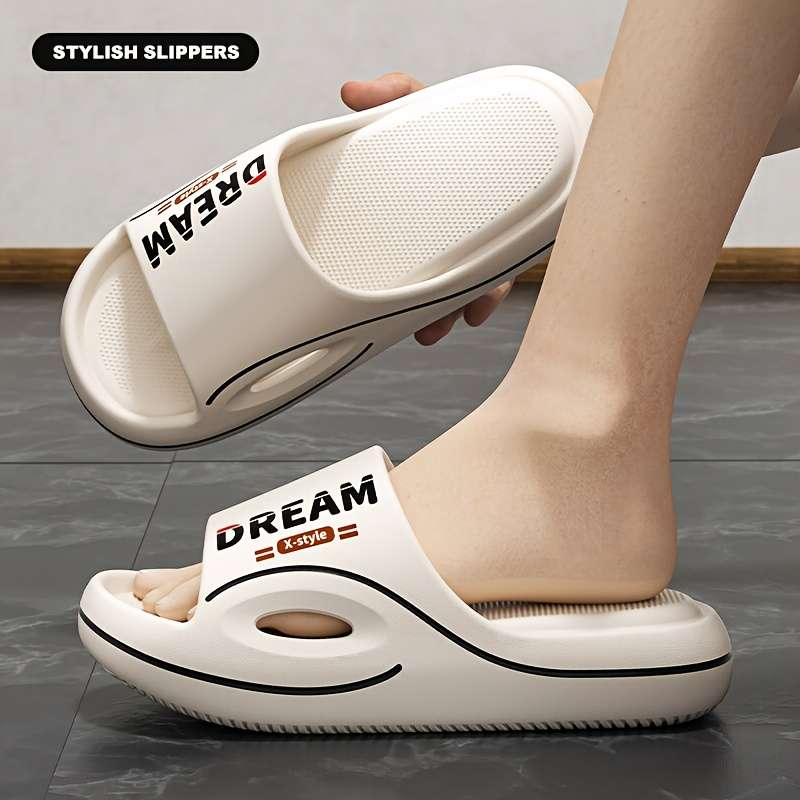 Men Slippers Summer Style White Size Uk 8.5 To 9