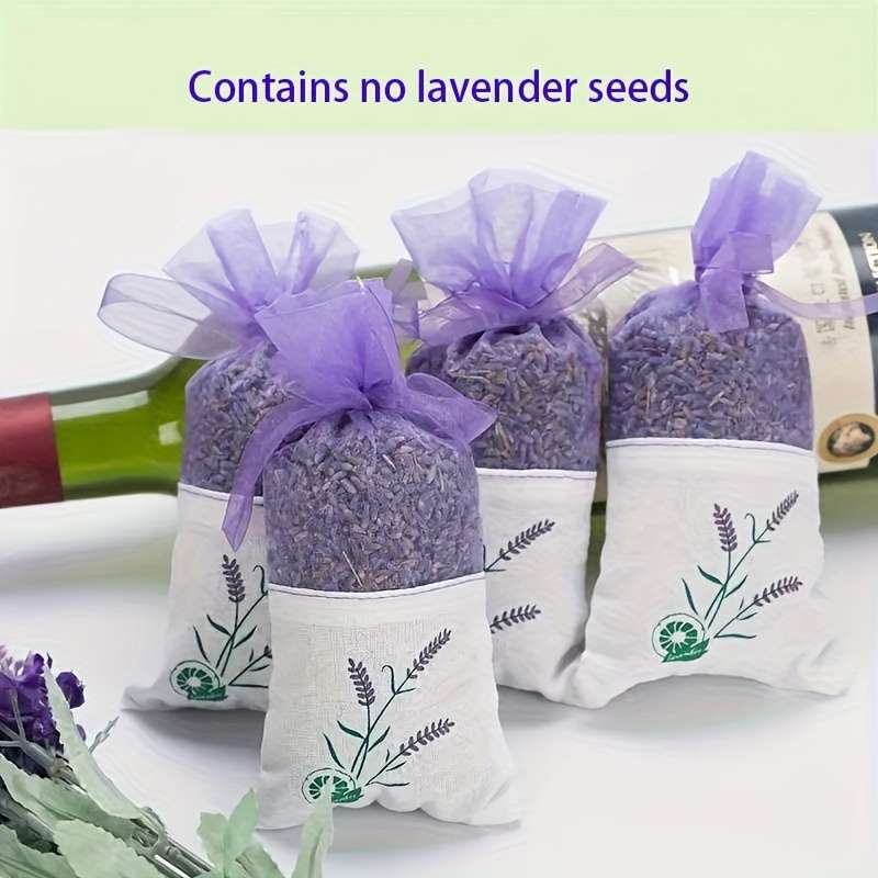 10Pcs Lavender Scented Fragrance Bags Aromarelax Delight Transparent Mesh
