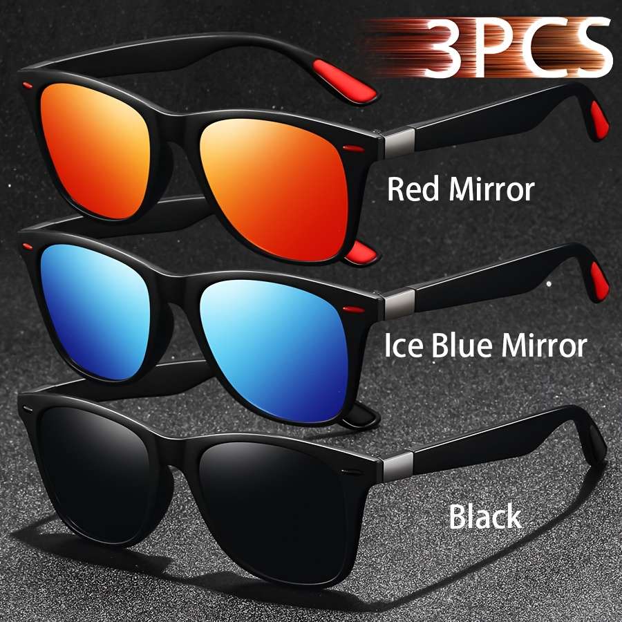 Mens Glasses Color 3Pcsxdarkblueframe