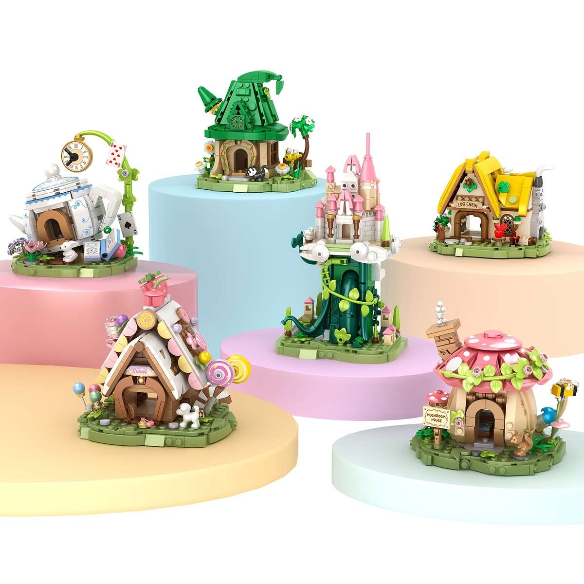 Building Toy Architectural Model Toy Set Model D012 5
