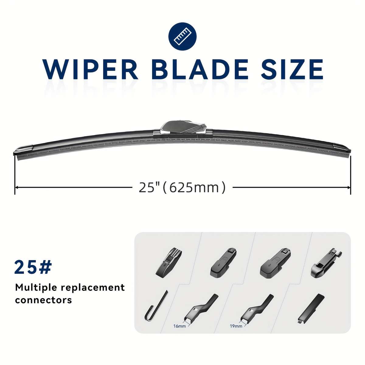 Windshield Wipers Size 63.5 Cm