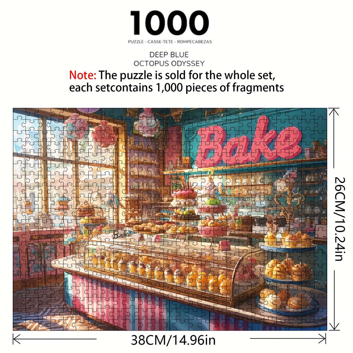 1000 Piece Paper Jigsaw Puzzle For Adults