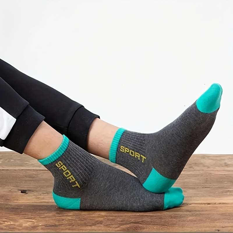 10 Pairs Black One Size High Elastic Socks