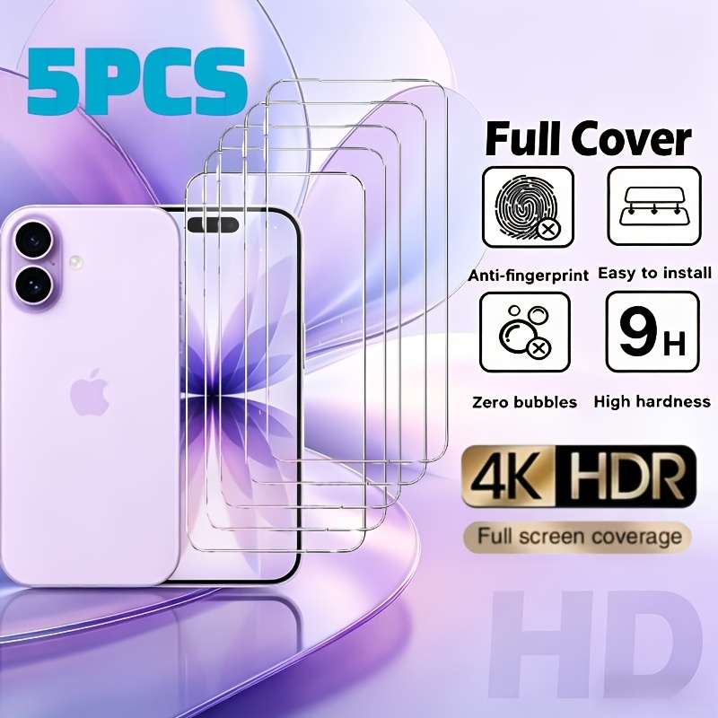 Screen Protector Color 5Pcs Cl Compatible Model Iphone 11 Pro Max