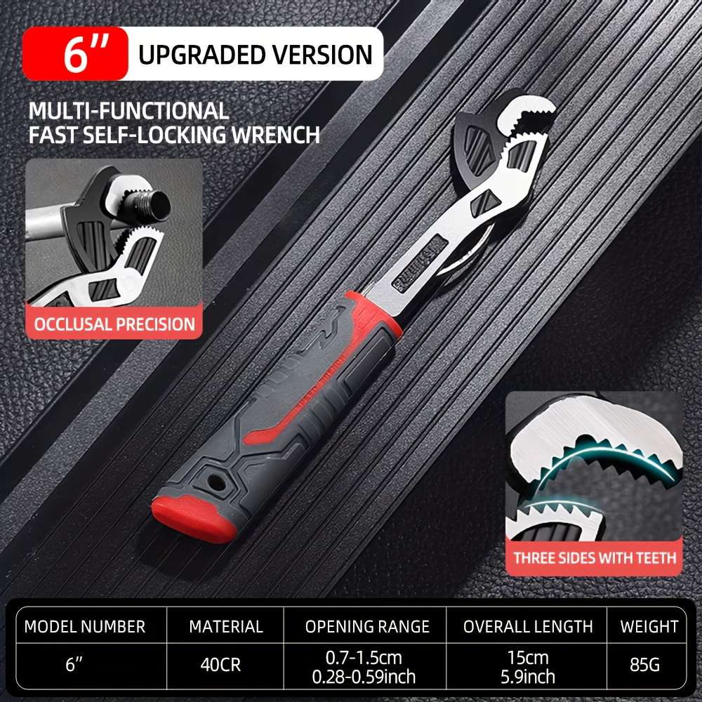 Self-Locking Multi-Function Wrench