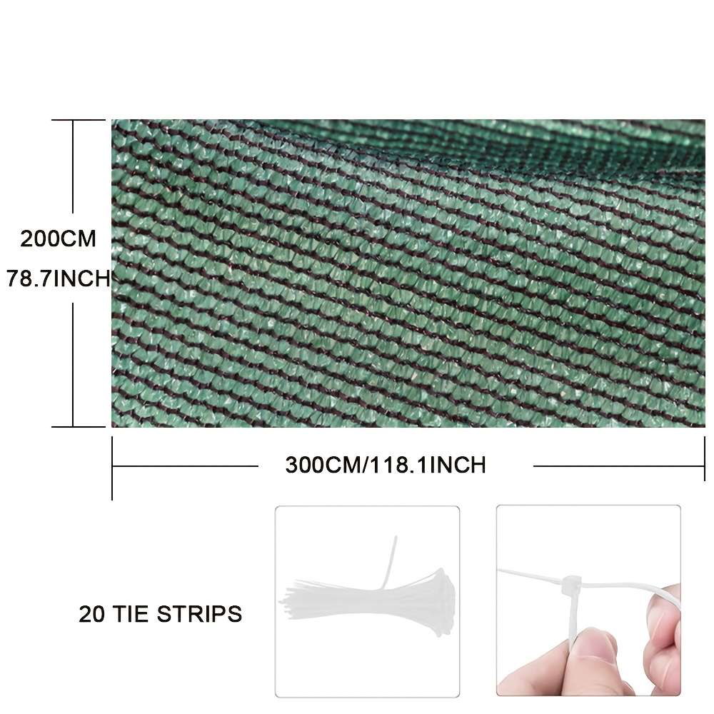 Shade Net Size 200*600Cm78.7*236.2Inch