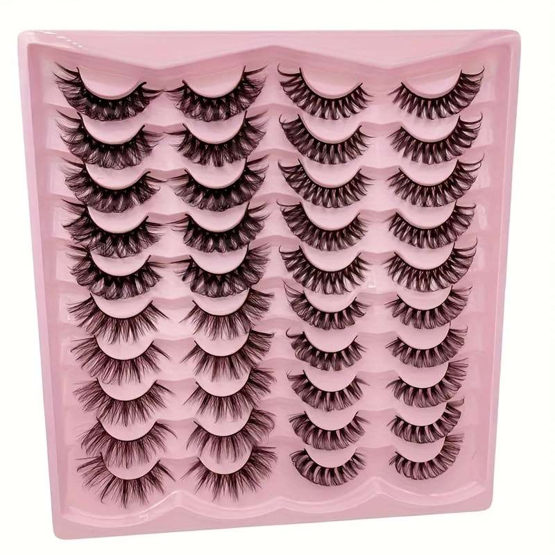 False Eyelashes Quantity 20 Pairs Of Mixed