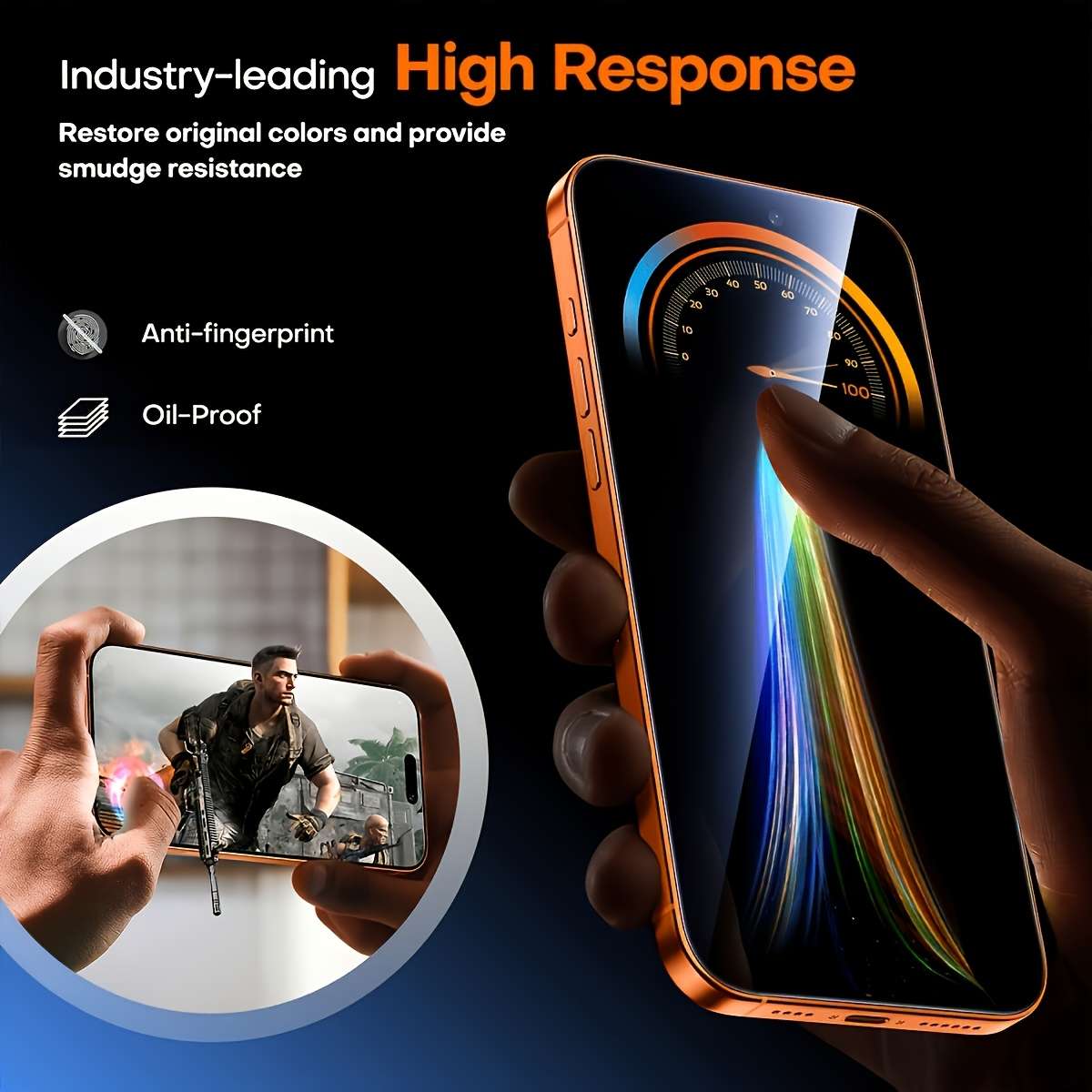 Screen Protector Color 2 Piecestransparent Compatible Model Iphone 13