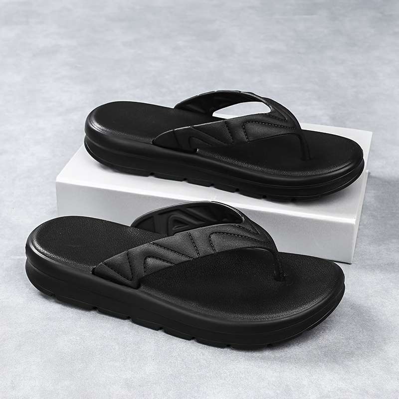 Ladies Summer Flip Flops Black Uk 8 Big Kid