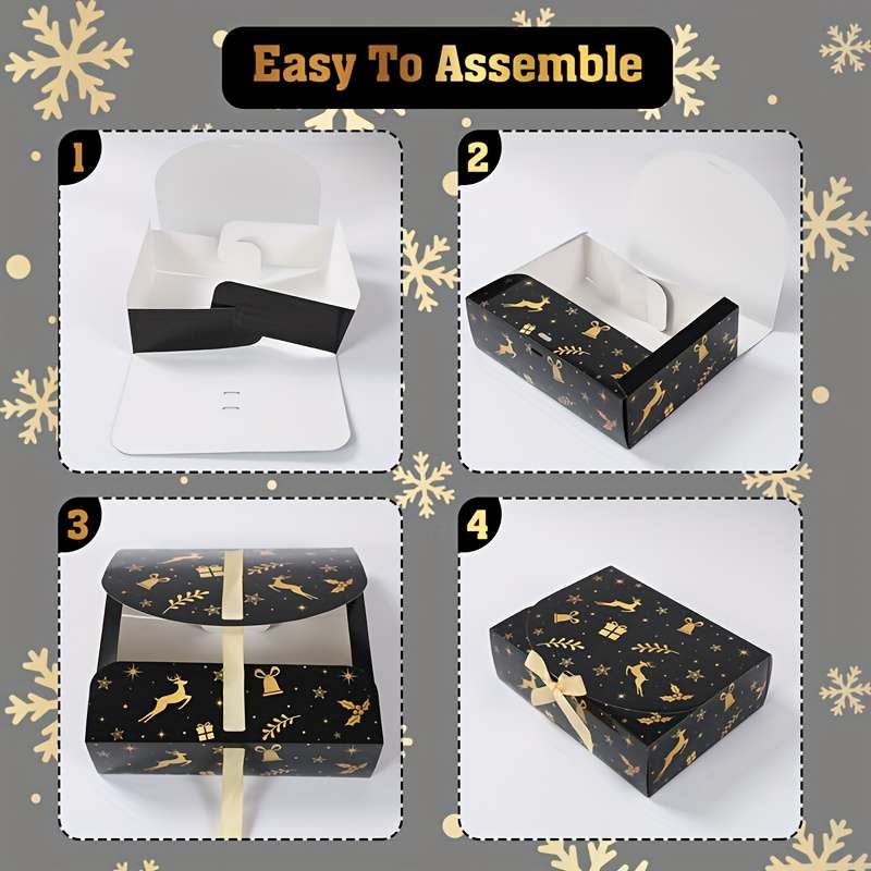 Christmas Gift Boxes Quantity 6Pcs