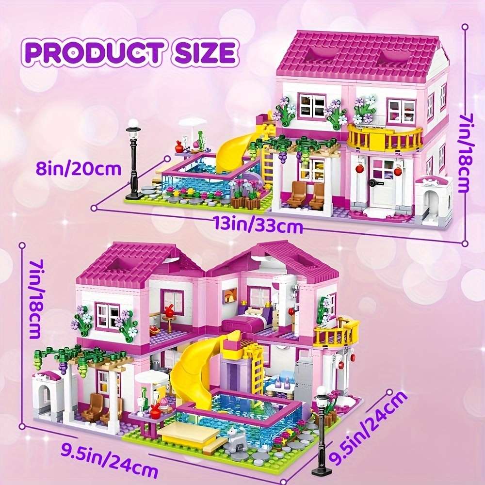 Building Toy Architectural Model Toy Set Quantity 1018Pcs