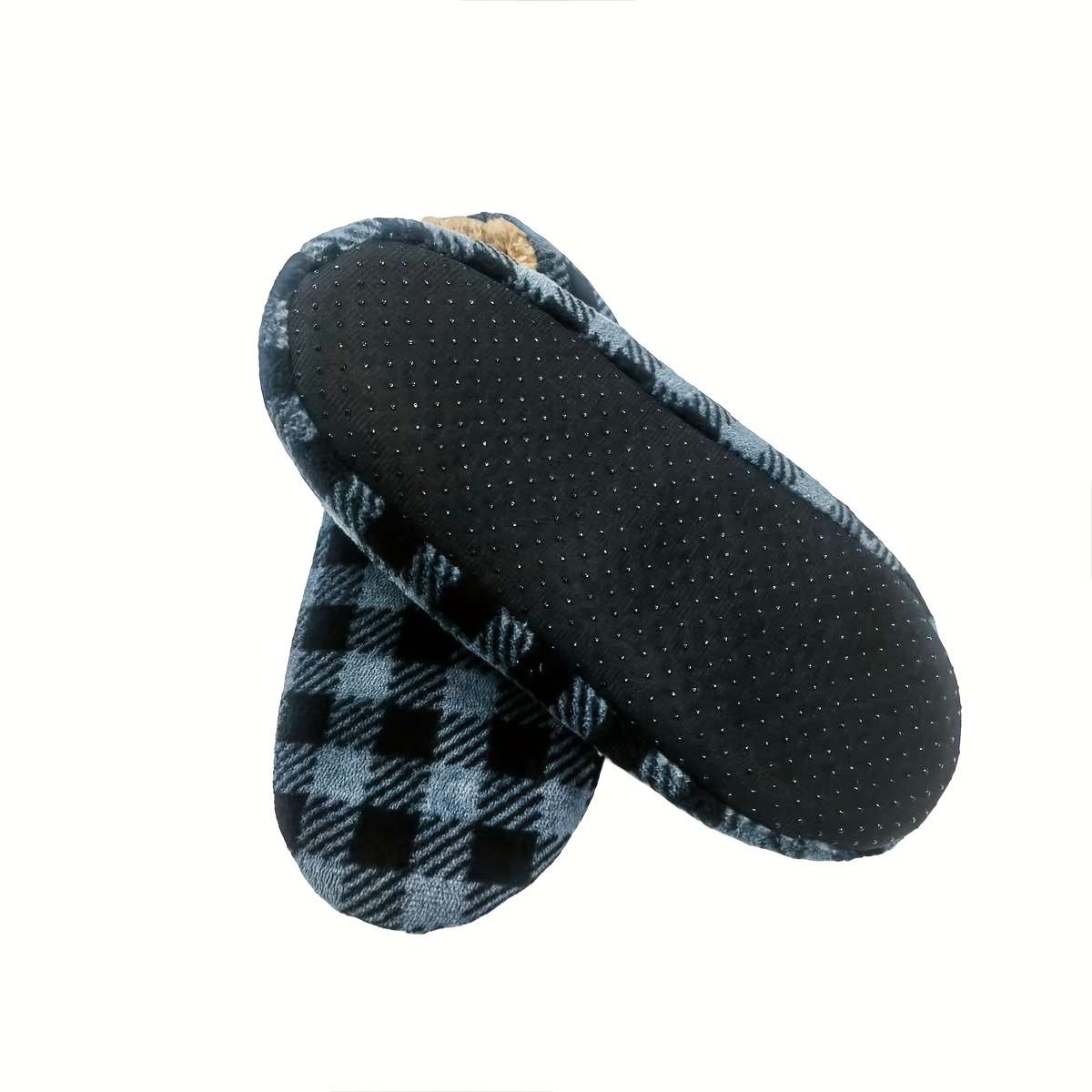 Cotton Slippers Color Navy Blue Sizeuk 8.5