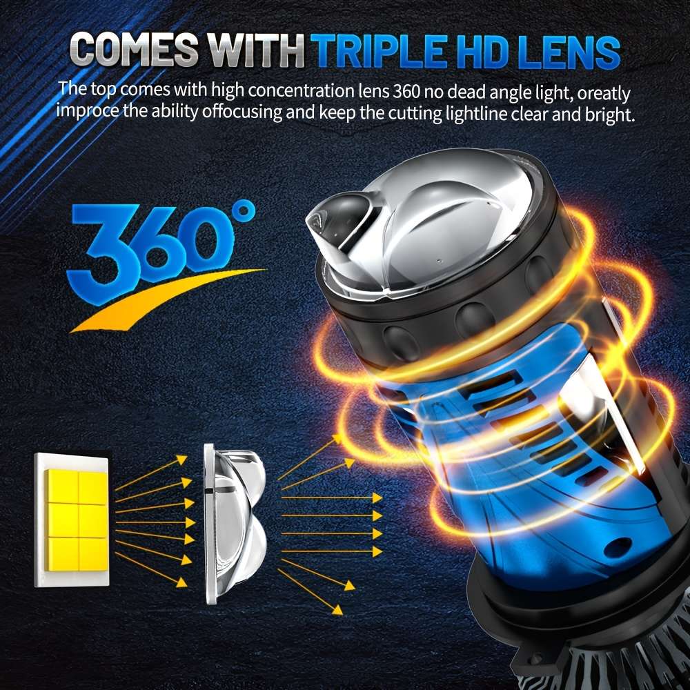 Car Lights Model 2Pcs H4