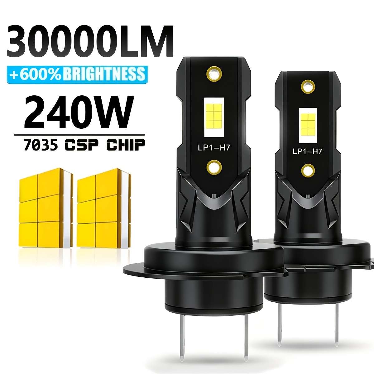 Car Lights Color 2Pcs H7