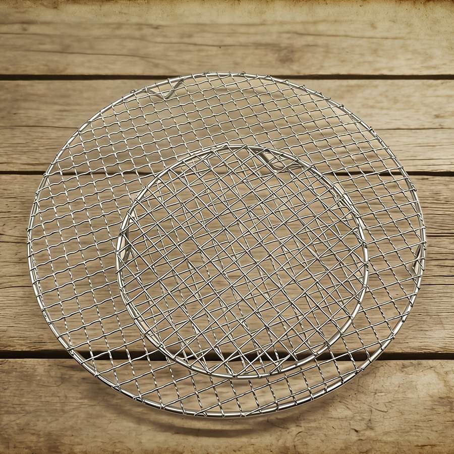 Grill Rack Model Round Bbq Mat Set 19.7Cm35Cm