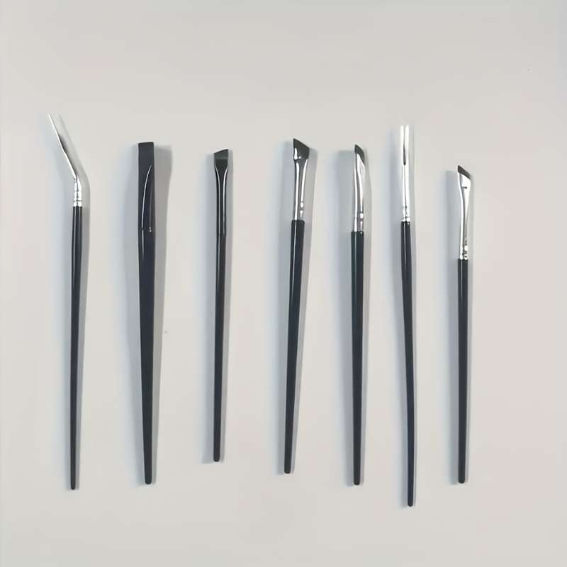 Makeup Brush Set Style 7 Pieces In Total Right Angle