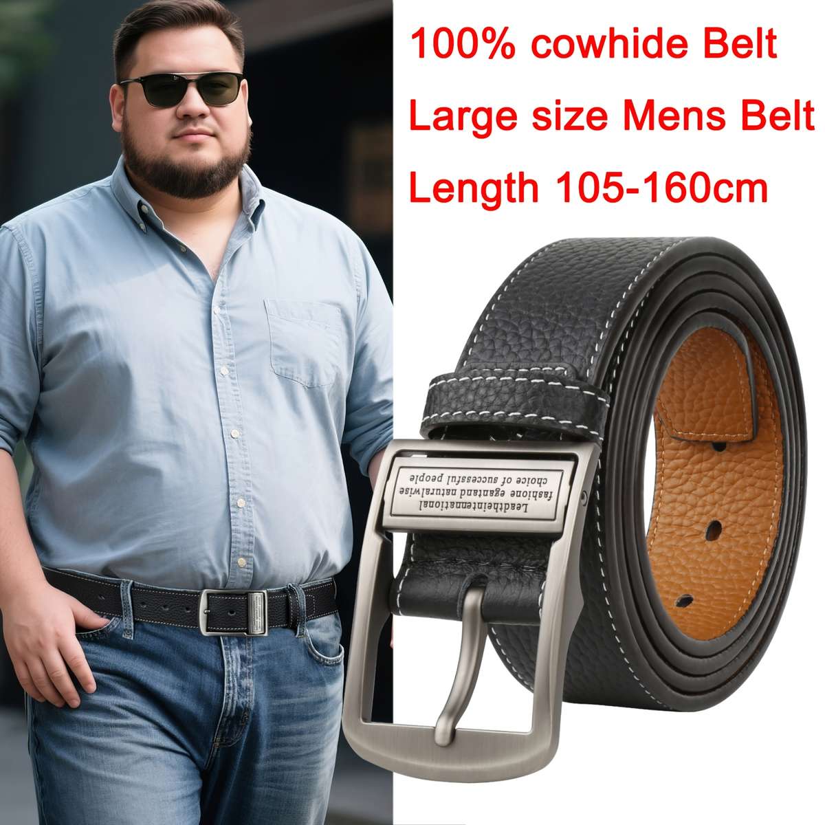 Belt Color Black 2 Size 145Cm 57In